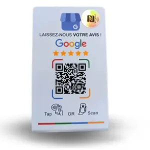 Petit présentoir interactif avec système de notation