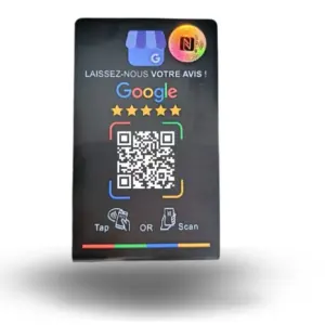 Petit présentoir interactif avec système de notation