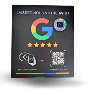 Présentoir interactif avec système de notation