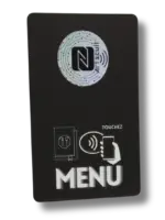 sans contact menu restaurant