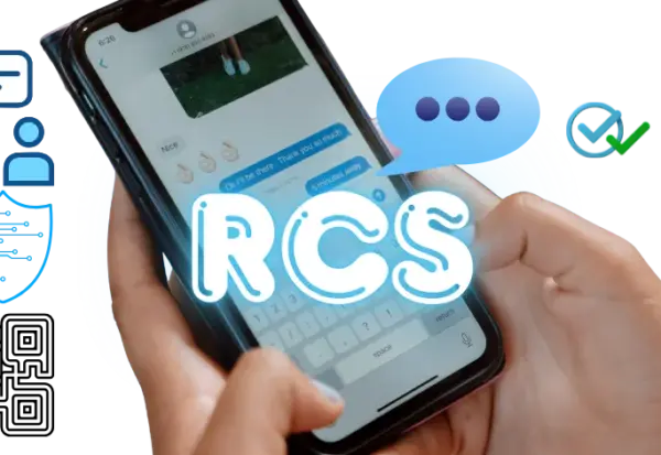 Illustration de message RCS par un utilisateur