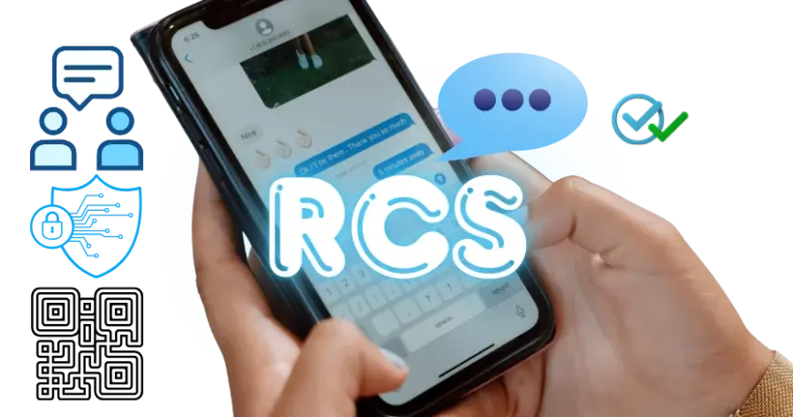 Illustration de message RCS par un utilisateur